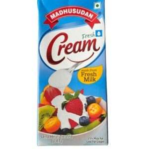 Madhusudan - Fresh Cream, 1 L Tetra Pak