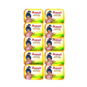 AMUL-Butter Salted 8 Gm (Pack of 125) - 1 Kg