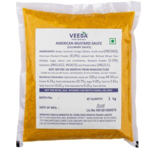 Veeba - American Mustard Sauce, 1 Kg