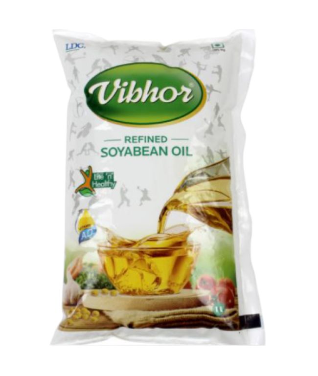 Vibhor - Refined Soyabean Oil, 750 gm Pouch