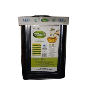 Vibhor - Refined Soyabean Oil - 12 Kg