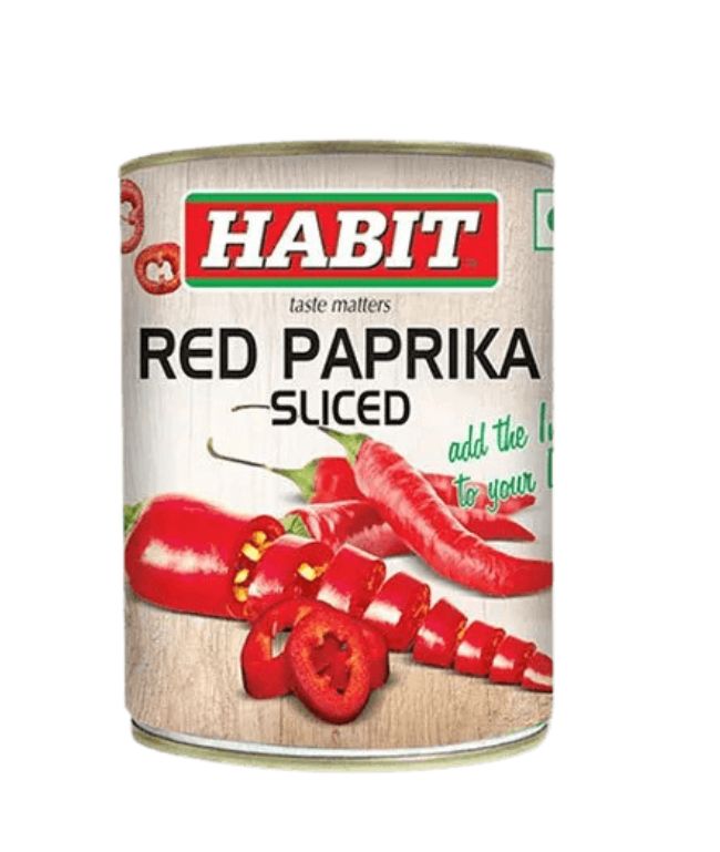 Habit - Sliced Red Paprika, (2.9 - 3 Kg)