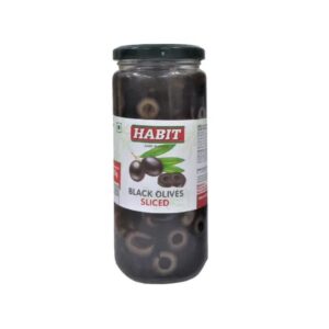 HABIT - Black Sliced Olives, (430 - 440 gm)