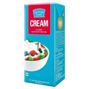 Mother Dairy - Fresh Cream, 1 L Tetra Pak