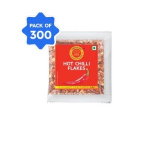 Chef's Art - Chilli Flakes (Sachet), 0.8 gm (Pack of 300)