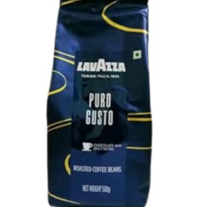 LAVAZZA-- PURO GUSTO-Roasted Coffee Beans-- 500 gm