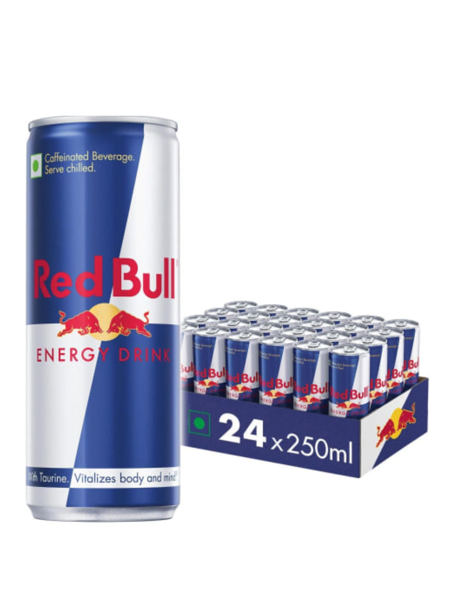 Red Bull - Energy Drink Can, 250 ml (Pack of 24)