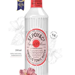 SEPOY - TONIC WATER - HIBISCUS - 200ml (Pack of 6 )