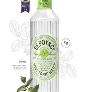 SEPOY - TONIC WATER - MINT - 200ml (Pack of 6 )