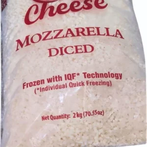 GO - Cheese (Diced Mozzarella), 2 Kg ( IQF PACK )