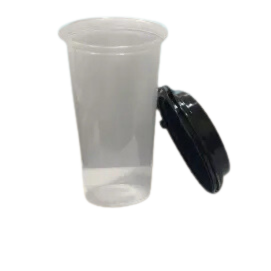 Sipper Glass with Lid - 350 ML (PACK OF 100)