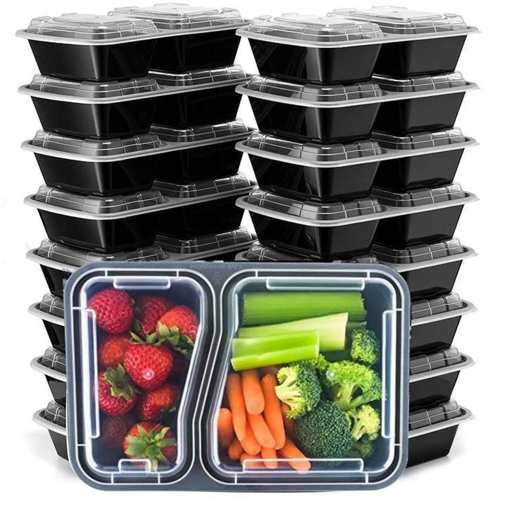 RE Series 32 OZ 2CP (950 ml) Plastic Food Container - PACK OF 50