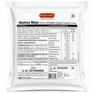 FOOD COAST - Harissa Mayo 1 Kg